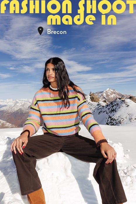 Fashion shoot made in