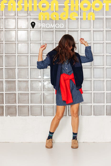 Fashion shoot made in