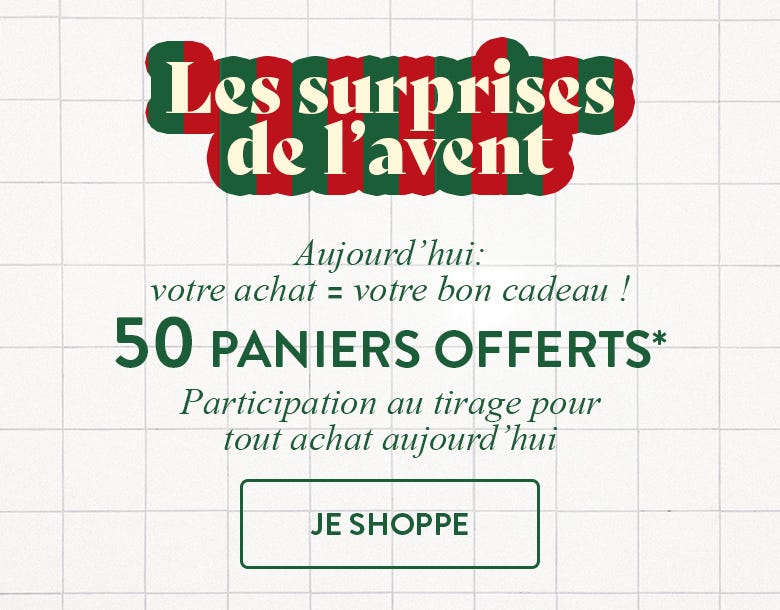 Tirage au sort : 50 paniers offerts