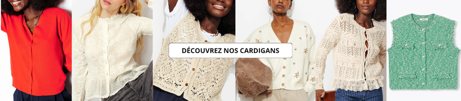 découvrez nos cardigans