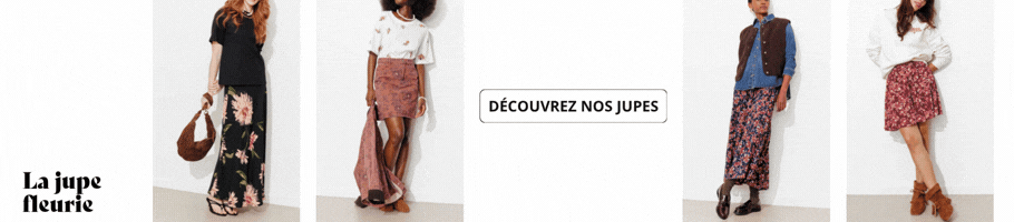 la jupe fleurie, découvrez nos jupes
