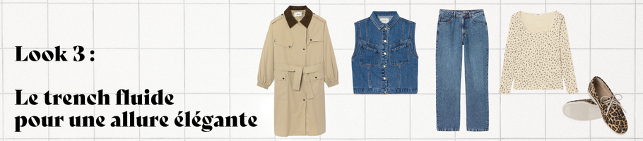 le trench fluide pour une allure élégante