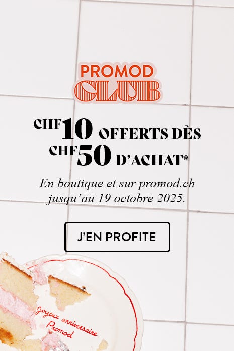 10€ offerts dès 50€ d'achat