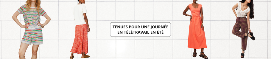 voir les tenues pour une journée en télétravail en été 