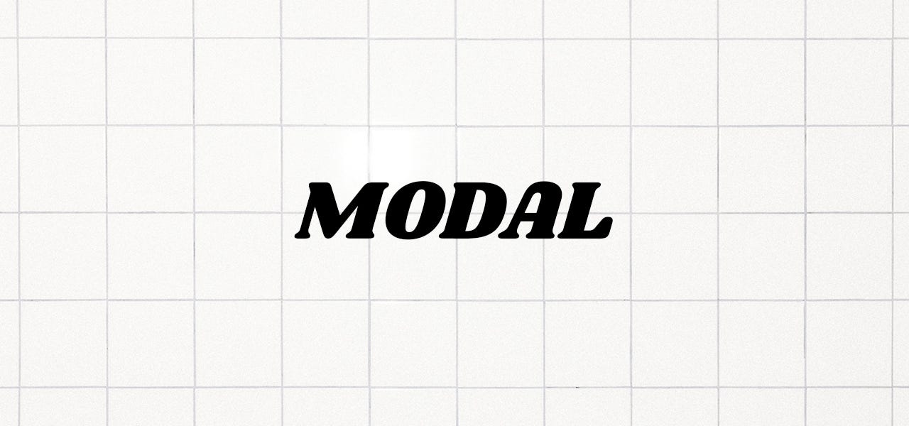 modal