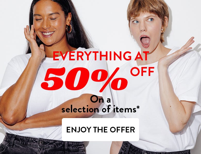 50% off*