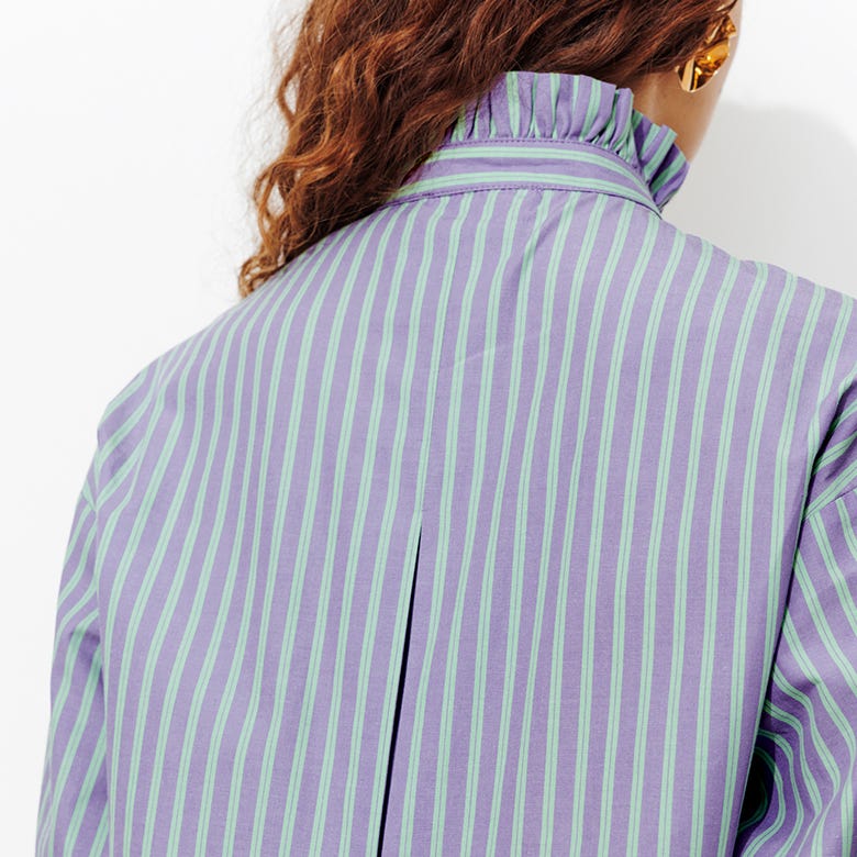 chemise en coton zoom matière