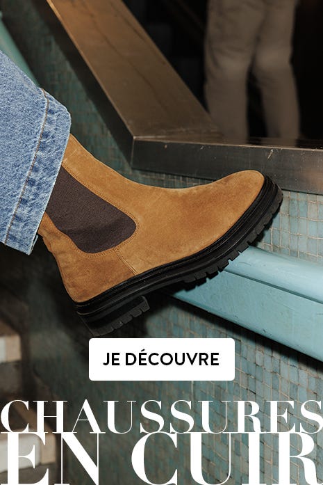 Bottines en cuir