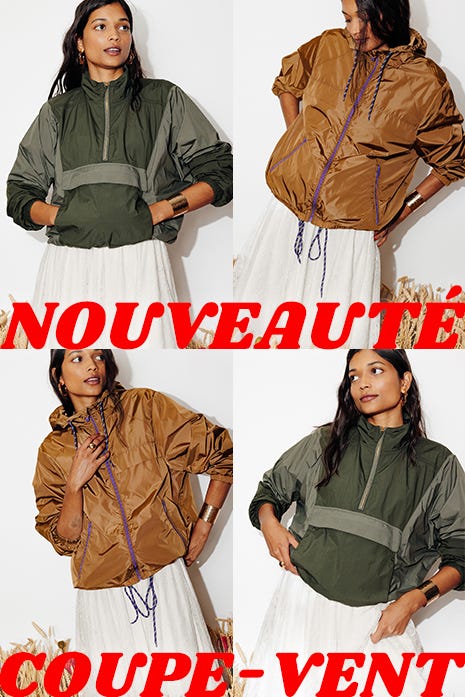 nouveautés coupe vent