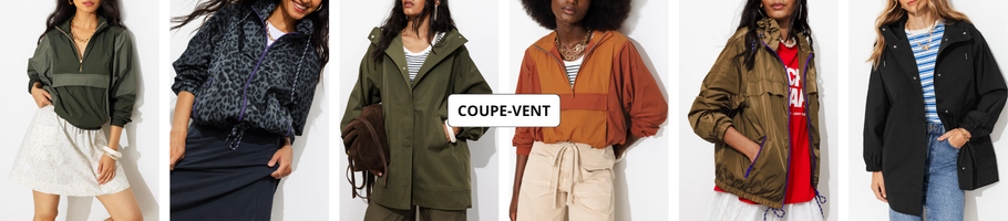 voir tous les coupes vents