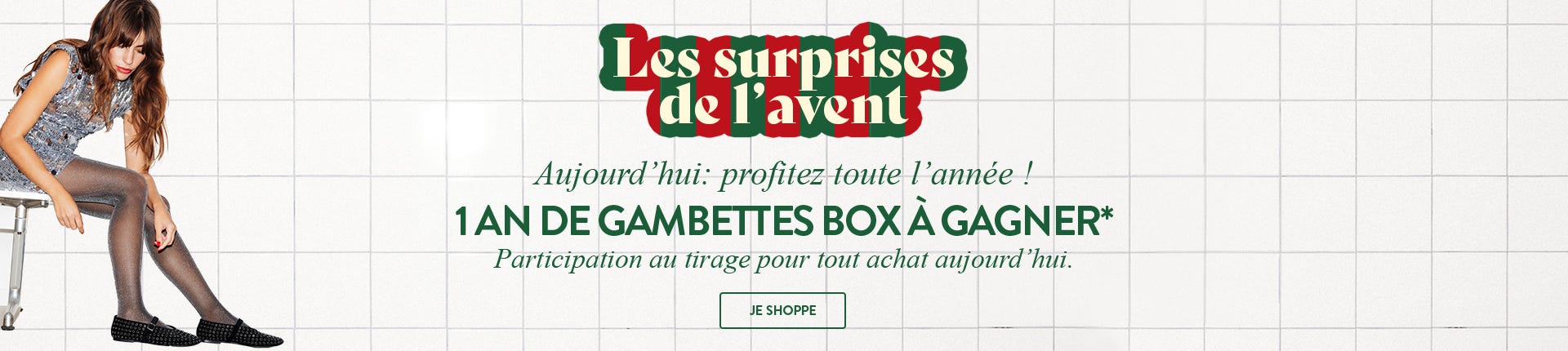 1 an de gambette box à gagner*