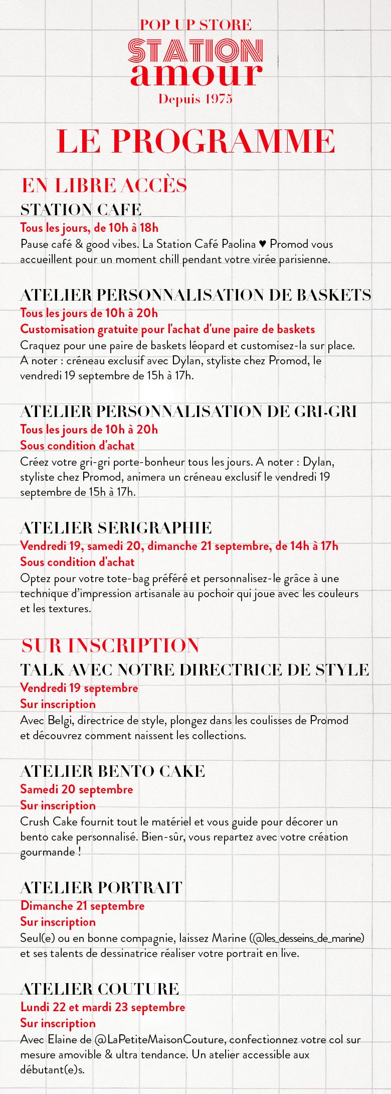 invitation atelier
