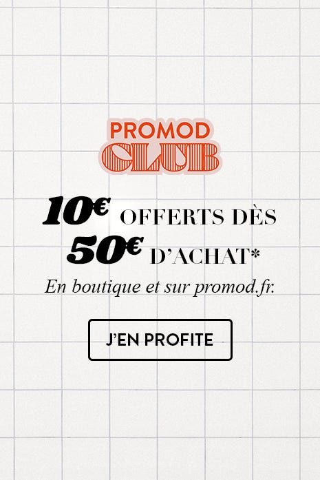 10€ offerts dès 50€ d'achat*