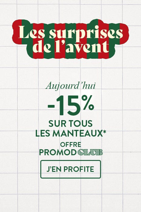 -15% sur les manteaux 