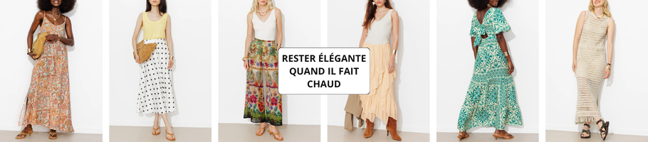 Rester élégante quand il fait chaud