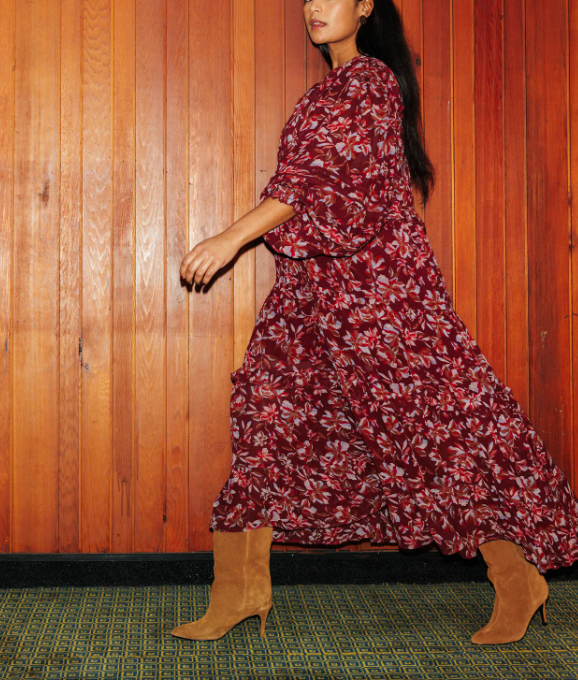 Comment bien porter la robe longue au printemps sans tasser votre silhouette ?