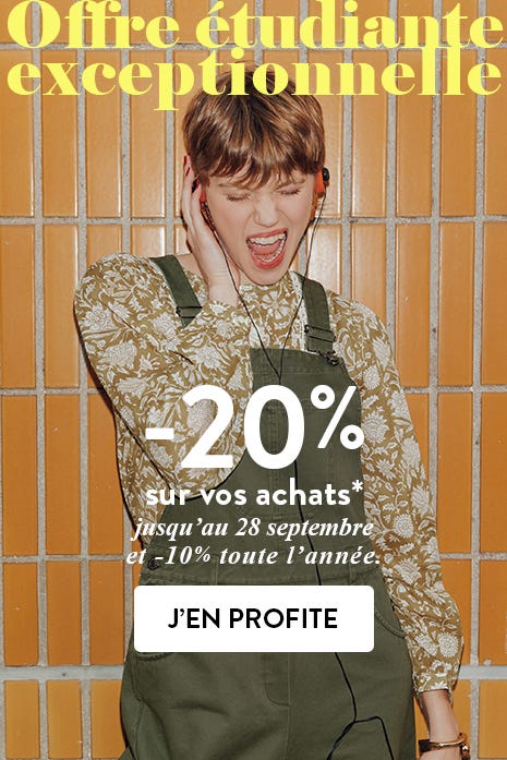 -20% pour les étudiants