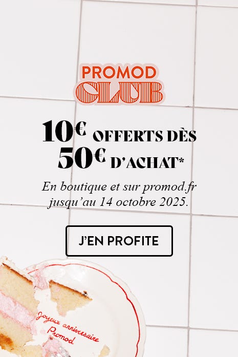 10€ offerts dès 50€ d'achat